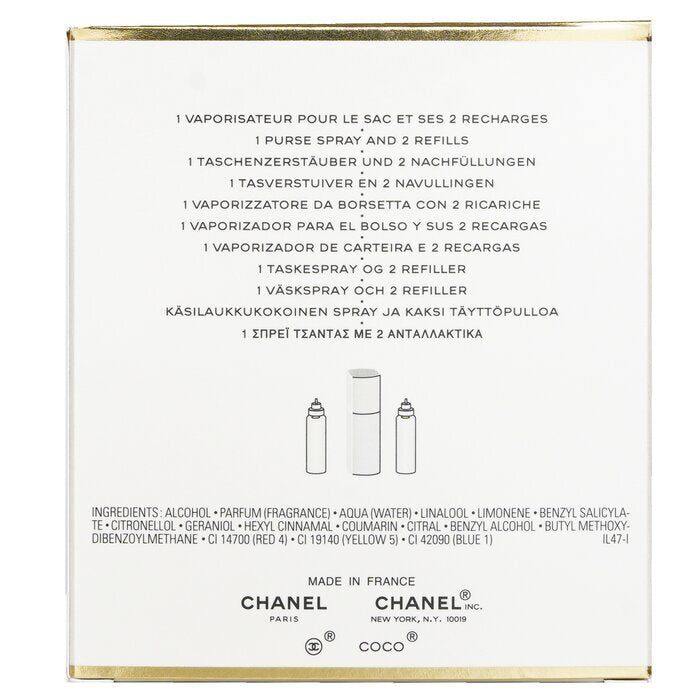Chanel Coco Mademoiselle Twist & Spray Eau De Parfum 3x20ml/0.7oz
