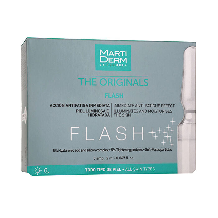 Martiderm Flash Ampoules Anti-fatigue (For All Skin) 5 Ampoules x2ml