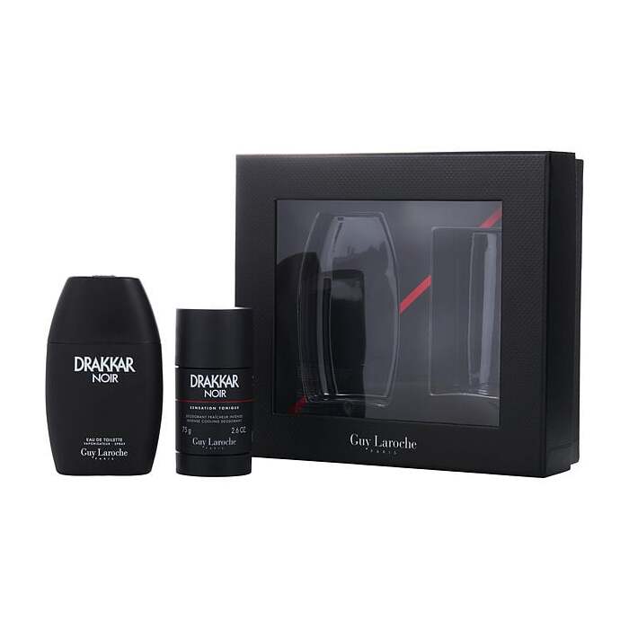 Guy Laroche Drakkar Noir Eau De Toilette Spray 90ml/3.4oz & Deodorant Stick 60ml/2.5oz