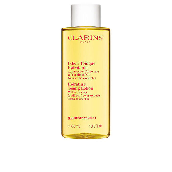 Clarins Hydrating Toning Lotion with Aloe Vera & Saffron Flower Extracts - Normal to Dry Skin 400ml/13.5oz