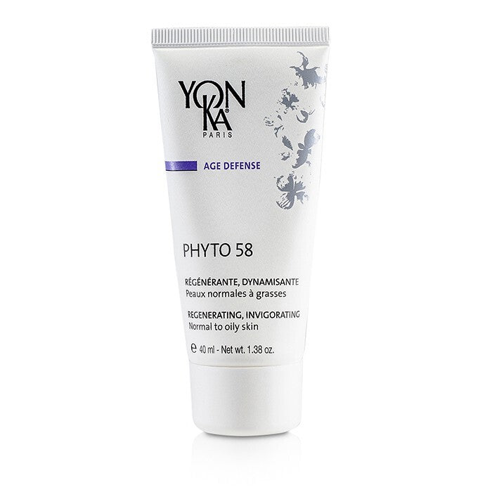 Yonka Age Defense Phyto 58 Creme With Rosemary + Vit. A.E.F. - Revitalizing, Invigorating (Normal To Oily Skin) 40ml/1.38oz