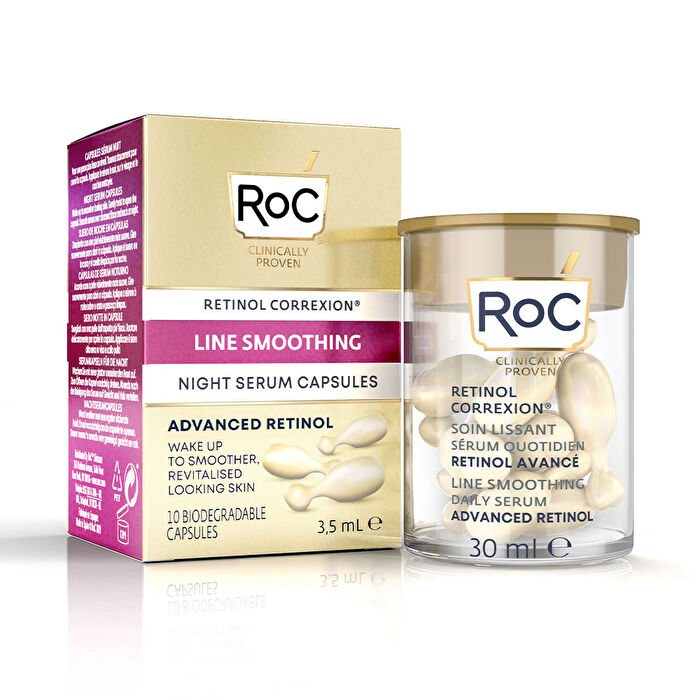 ROC Retinol Correxion Line Smoothing Night Serum Capsules 10x3.5ml/0.12oz