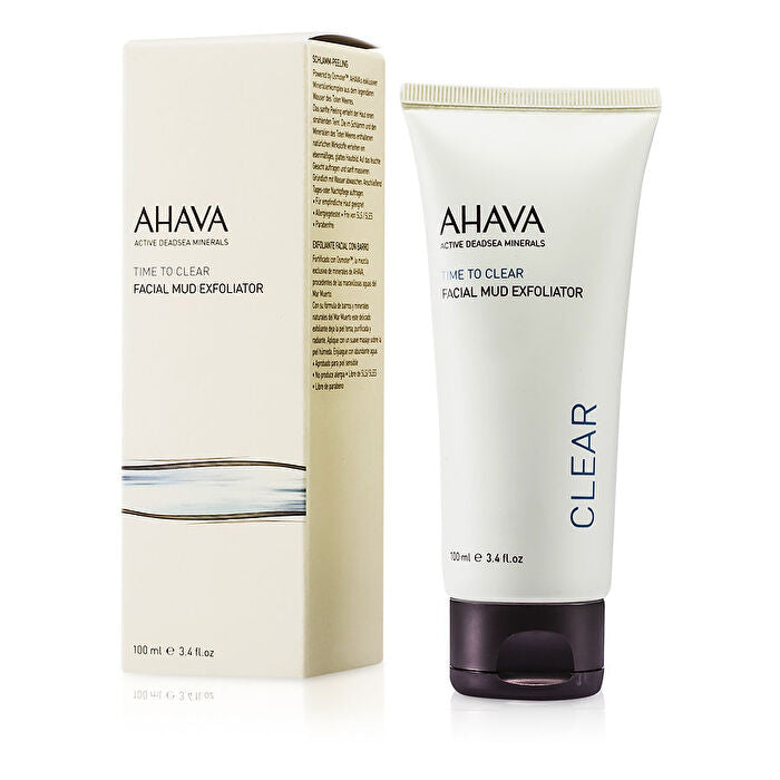 Ahava Time To Clear Facial Mud Exfoliator 100ml/3.4oz