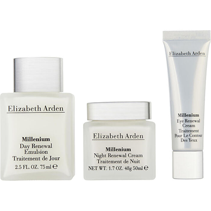 Elizabeth Arden Millenium Set: Day Renewal Emulsion & Night Renewal Cream & Eye Renewal Cream 3pcs