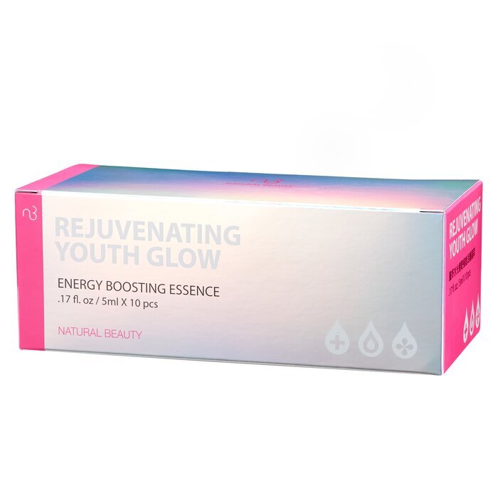Natural Beauty (USE WITH MACHINE) Rejuvenating Youth Glow Energy Boosting Essence (Exp Date: 12/2025) 10x 5ml/0.17oz