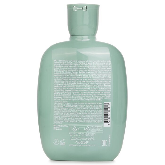 AlfaParf Semi Di Lino Scalp Renew Energizing Low Shampoo (Thinning Hair) (Random Packaging) 250ml/8.45oz