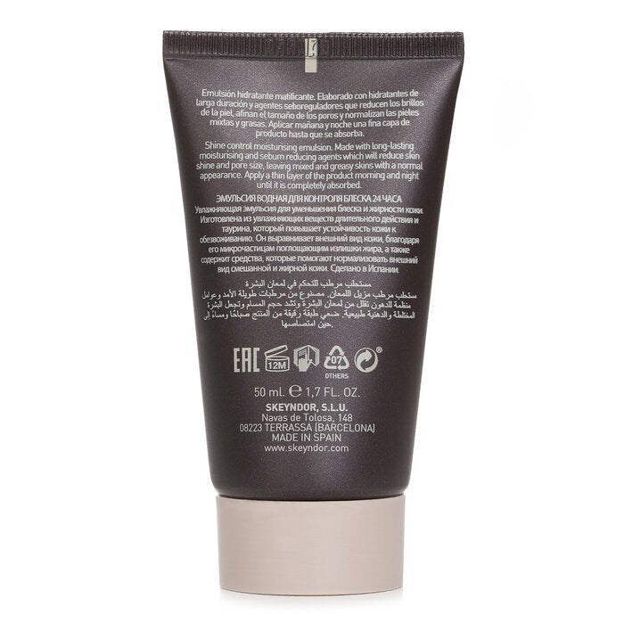 SKEYNDOR Men Shine Control 24H Aqua Emulsion - Moisturize & Prevents Shiny Skin (For Normalise Mixed & Oily Skins) 50ml/1.7oz