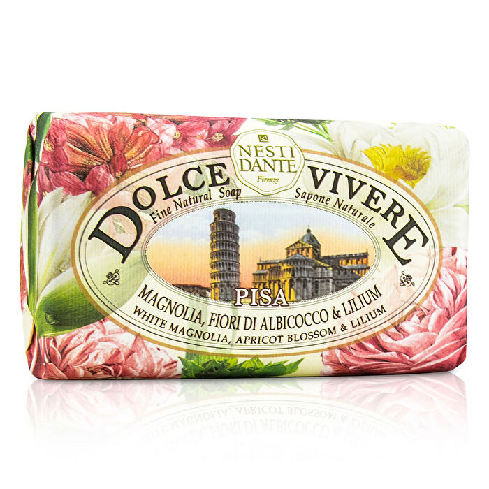 Nesti Dante Dolce Vivere Fine Natural Soap - Pisa - White Magnolia Apricot Blossom & Lilium 250g/8.8oz
