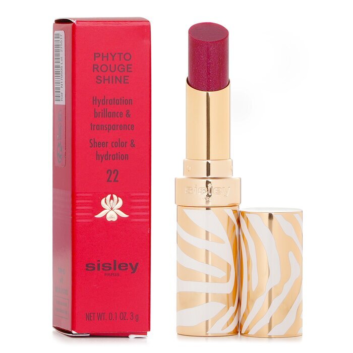 Sisley Phyto Rouge Shine Hydrating Glossy Lipstick - # 22 Sheer Raspberry 3g/0.1oz