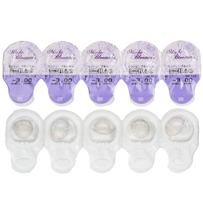 Miche Bloomin' Quarter Veil 1 Day Color Contact Lenses (106 Shell Moon) - - 3.00 10pcs