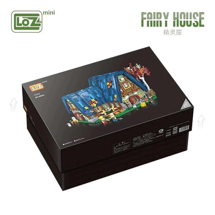 LOZ Mini Blocks - Elf House Building Bricks Set 40 x 28 x 9cm