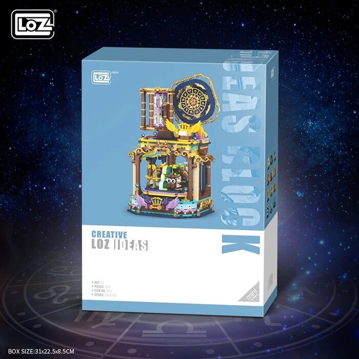 LOZ Mini - Zodiac Hourglass Building Bricks Set 31 x 23 x 9 cm