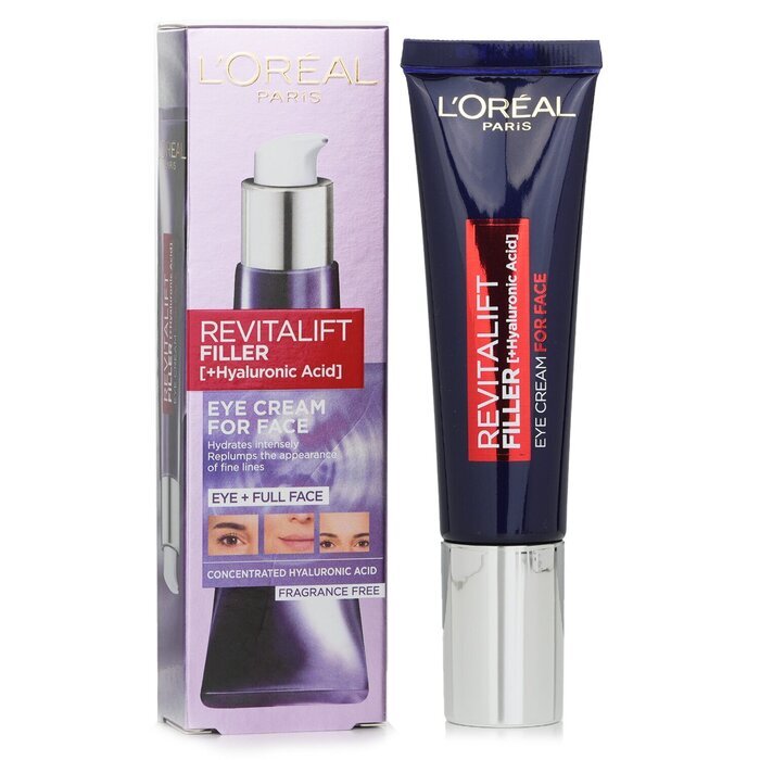 L'Oreal Revitalift Filler Eye Cream For Face With Hyaluronic Acid 30ml