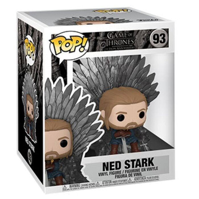 Funko POP! Deluxe: GOT- Ned Stark on Throne Toy Figures 18x15x20cm