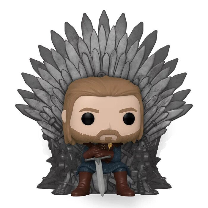 Funko POP! Deluxe: GOT- Ned Stark on Throne Toy Figures 18x15x20cm