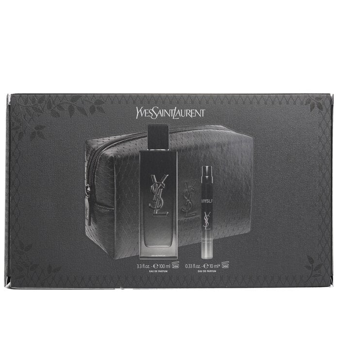 Yves Saint Laurent Myslf Est Eau De Parfum Coffet: Myslf Est Eau De Parfum Spray 100ml + Myslf Est Eau De Parfum Spray 10ml + Pouch 2pcs+1pouch