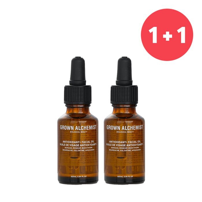 Grown Alchemist 【1+1 Set】Antioxidant + Facial Oil - Borago, Rosehip & Buckthorn 25ml/0.84oz