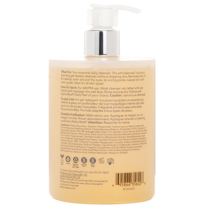 Dr Dennis Gross Alpha Beta AHA / BHA Daily Cleansing Gel 473ml