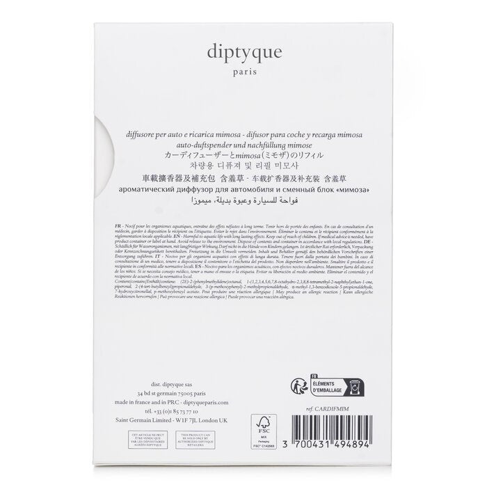 Diptyque Car Diffuser - Mimosa 2.1g/0.07oz