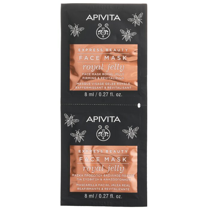 Apivita Express Beauty Royal Jelly Firming & Revitalizing Face Mask 6x 2 x8ml