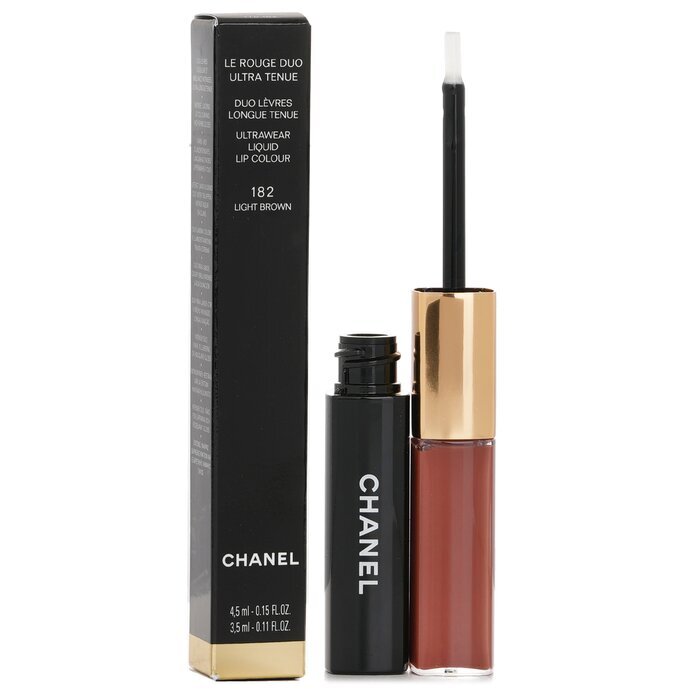 Chanel Le Rouge Duo Ultrawear Liquid Lip Colour - # 182 Light Brown 4.5ml+3.5ml