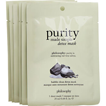 Philosophy Purity Made Simple Bubble Clean Detox Mask 6sheets