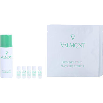 Valmont Valmont Regenerating Mask Treatment: Collagen Sheet 35g/1.2oz & Collagen Post Treatment 1.8ml/0.03oz & Swiss Glacial Spring Water Spray 50ml/1.7oz