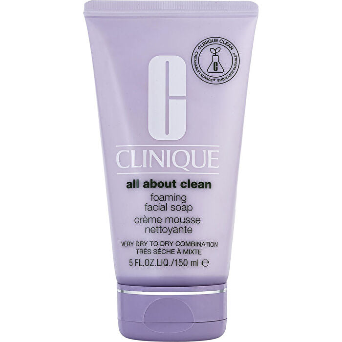 Clinique All About Clean Foaming Facial Soap ( Very Dry To Dry Combination ) -- 150ml/5oz