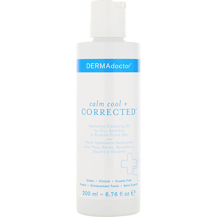 Dermadoctor Calm Cool & Corrected Hydrating Cleansing Oil Moisturizer For Dry Sensitive Or Eczema-prone Skin 200ml/6.7oz