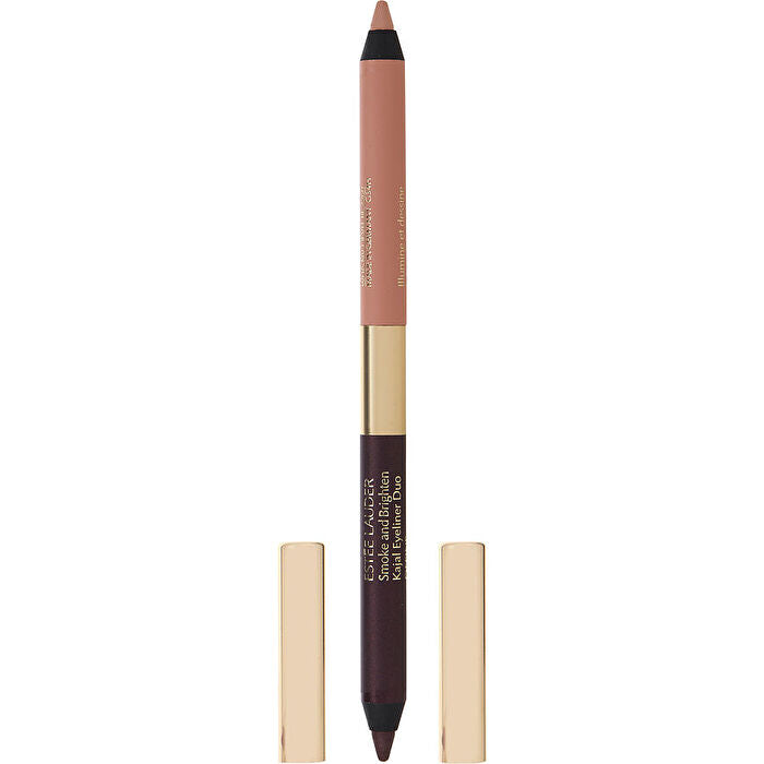 Estee Lauder Smoke And Brighten Kajal Eyeliner Duo - # 02 Bordeaux / Ivory 1g/0.03oz
