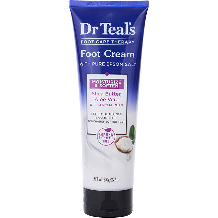 Dr Teal's Dr Teal's Pure Epsom Salt Foot Cream Pure Epsom Salt Foot Cream with Shea Butter & Aloe Vera & Vitamin E 240ml/8oz