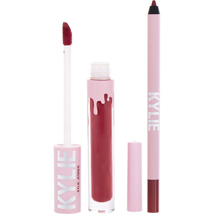Kylie Jenner Kylie By Kylie Jenner Matte Lip Kit: Matte Liquid Lipstick 3ml/0.1oz & Lip Liner 1.1g/0.03oz - # 401 Victoria Matte 2pcs
