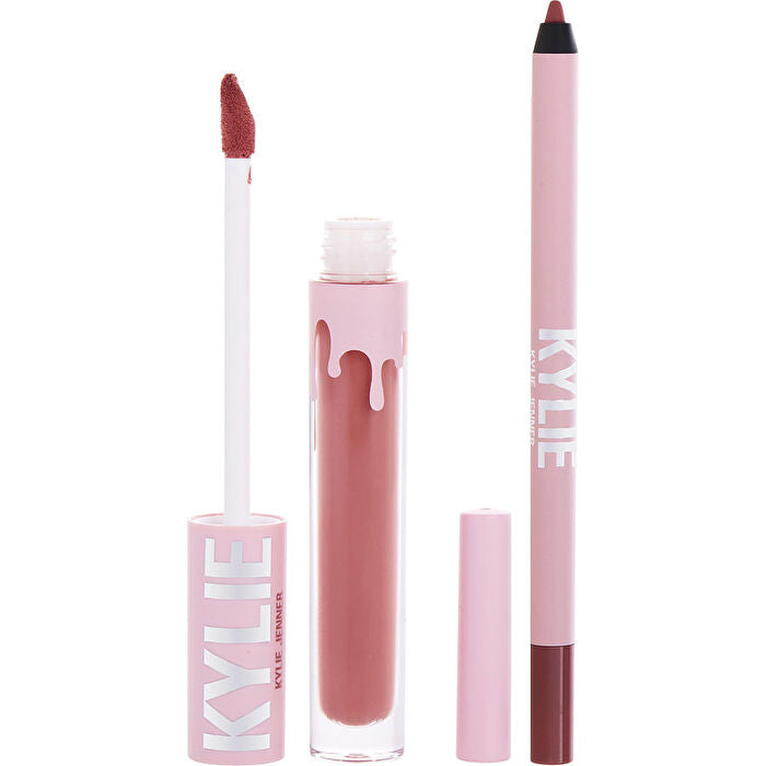 Kylie Jenner Kylie By Kylie Jenner Matte Lip Kit: Matte Liquid Lipstick 3ml/0.1oz & Lip Liner 1.1g/0.03oz - # 704 Sweather Weather Matte 2pcs