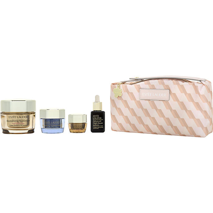 Estee Lauder Revitalizing Supreme & Set: Revitalizing Supreme +youth Power Cream 50ml/1.7oz & Multi-recovery Complex 15ml/0.5oz & Supreme+ Youth Power Eye Balm 5ml/0.17oz & Supreme & Night Intensive Restorative Creme 15ml/0.5oz & 4pcs+bag