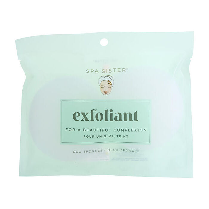 Spa Accessories Spa Sister Duo Facial Sponges - Rounds 2 Pack