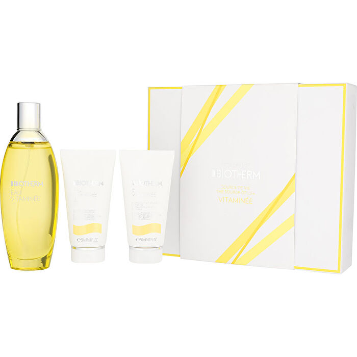 Biotherm Eau Vitaminee Eau De Toilette Spray 90ml/3.4oz & Body Milk 30ml/1.7oz & Shower Gel 30ml/1.7oz
