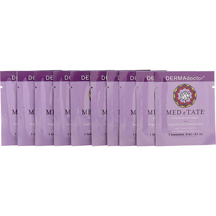 Dermadoctor Medetate Antiperspirant Wipes (10 Count) -- 10x3ml/0.1oz