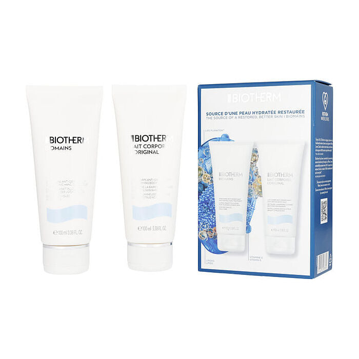 Biotherm Biomains Anti-drying Hand Treatment & Anti-drying Body Milk Duo Pack 100ml/3.4oz