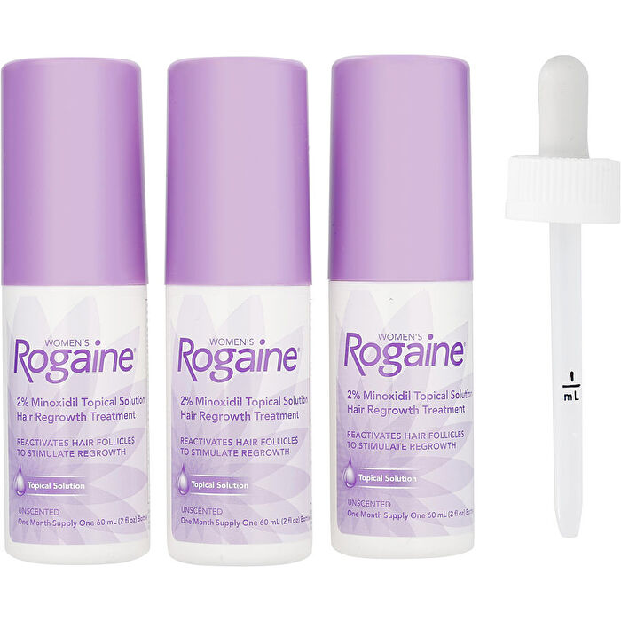 Rogaine Women's Rogaine Hair Regrowth Treatment Three Month Supply 60ml/2oz