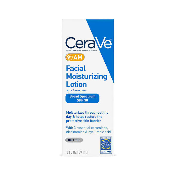 Cerave Am Facial Moisturizing Lotion W/sunscreen Spf 30 -- 89ml/3oz