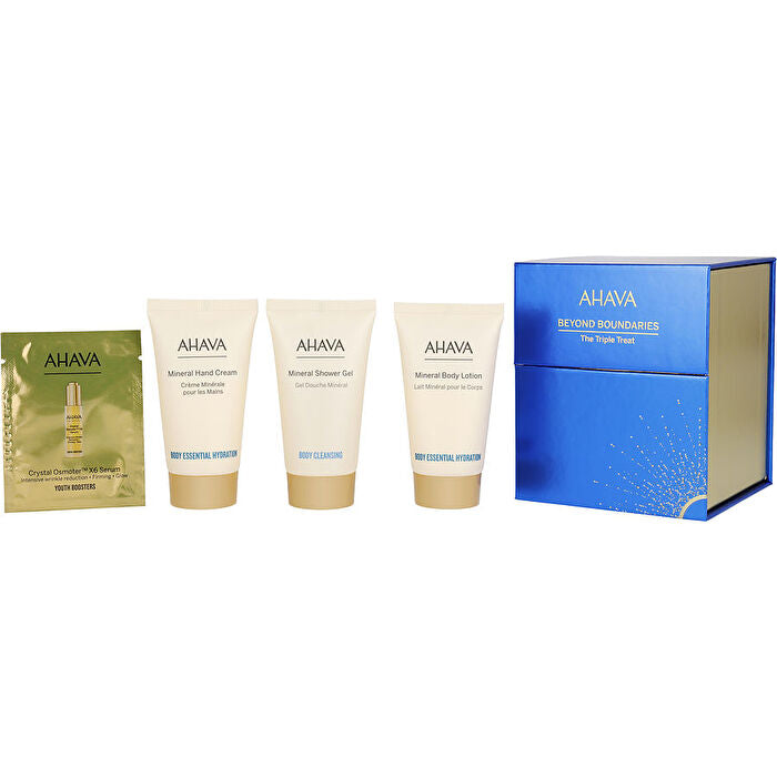 Ahava Beyond Boundaries The Triple Treat Set: Deadsea Water Mineral Body Lotion & Mineral Shower Gel & Mineral Hand Cream 40ml/1.3oz