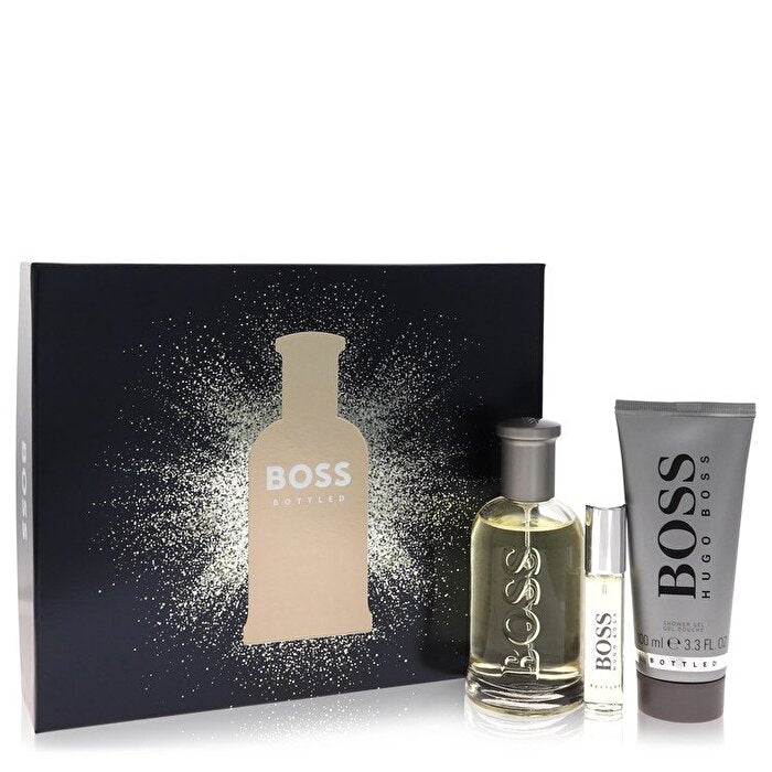 Hugo Boss Boss No. 6 Gift Set - Eau De Toilette Spray + 0.3 oz Mini Eau De Toilette Spray + 3.4 oz Shower Gel