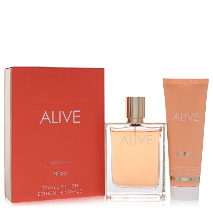 Hugo Boss Boss Alive Gift Set - Eau De Parfum Spray + 2.5 oz Hand and Body Lotion