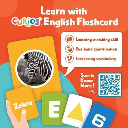 Curios English Matching Card Fixed Size