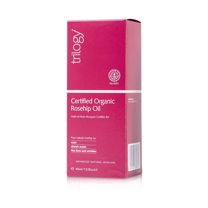 Trilogy Certified Organic Rosehip Oil(Exp Date:31/12/2025) 45ml/1.52oz