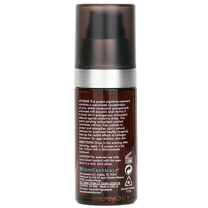Skin Ceuticals Resveratrol B E Antioxidant Night Concentrate 30ml/1oz