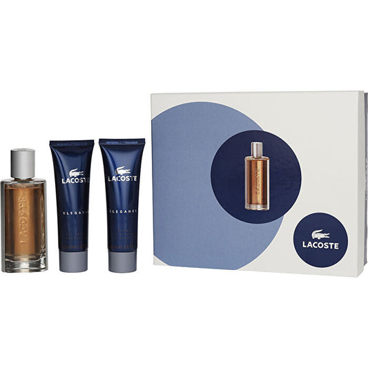 Lacoste Elegance Eau De Toilette Spray & Aftershave Balm & Shower Gel 30ml/1.7oz