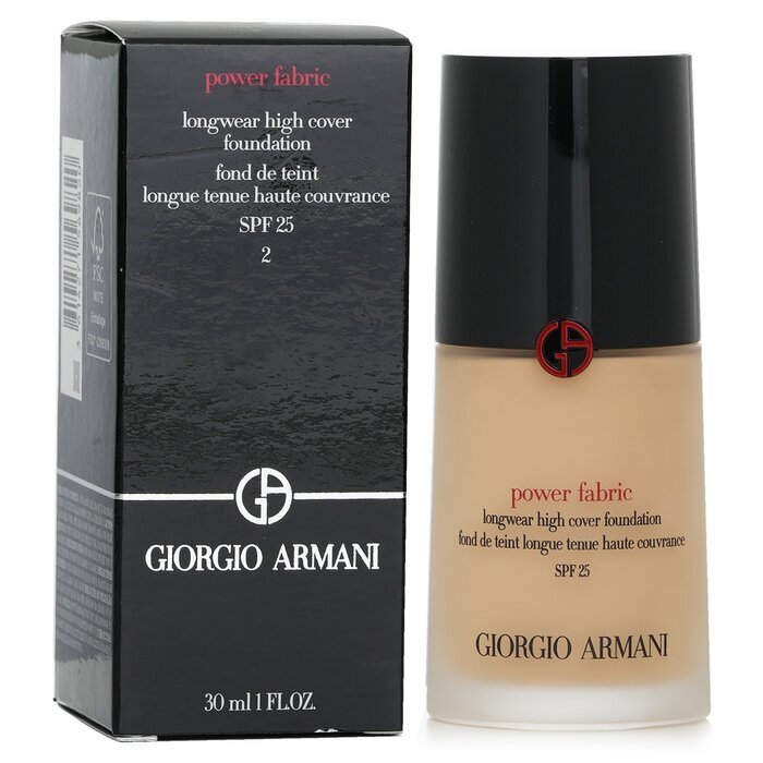 Giorgio Armani Power Fabric Longwear High Cover Foundation SPF 25 - # 2 (Fair, Golden) 30ml/1oz