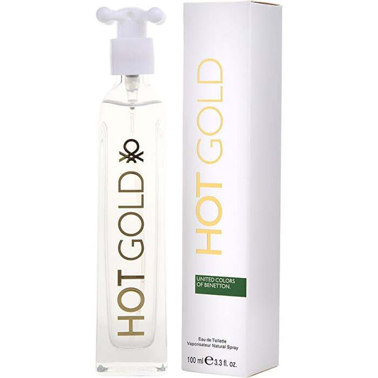 Benetton Hot Gold Eau De Toilette Spray 90ml/3.3oz