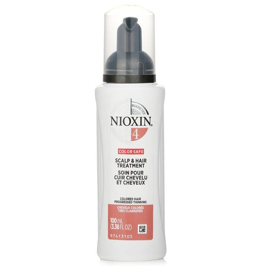 Nioxin Diameter System 4 Scalp & Hair Treatment (Colored Hair, Progressed Thinning, Color Safe)  (Random Packaging) 100ml/3.38oz